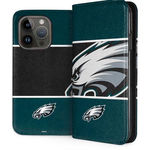 NFL Philadelphia Eagles Zone Block iPhone 15 Pro Folio Case